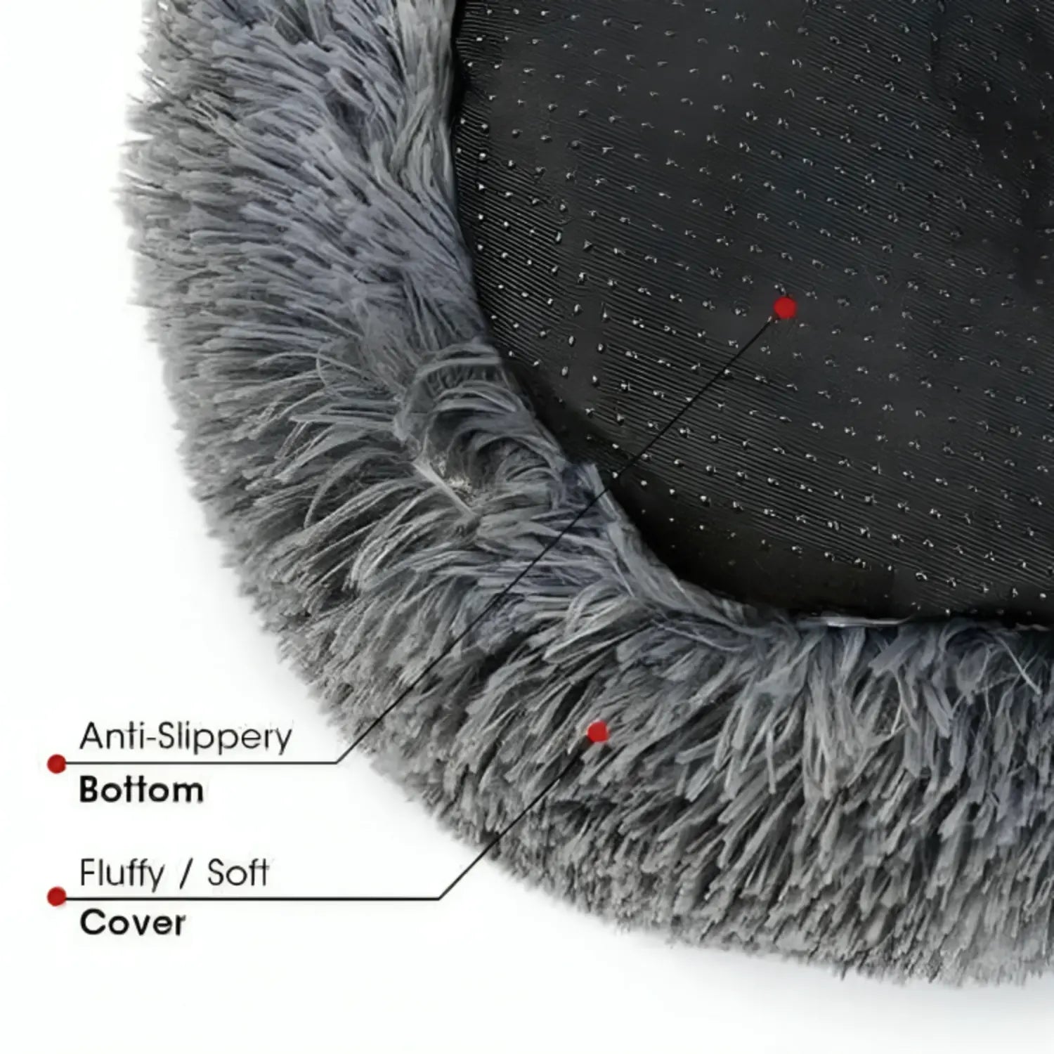 Cozy Donut Dog Bed