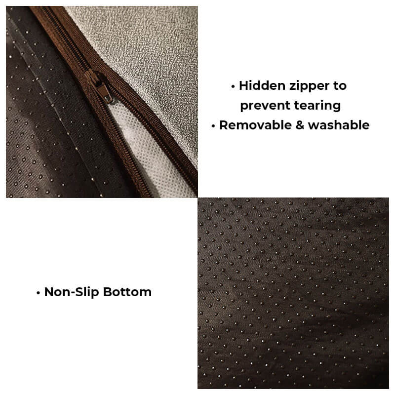 Large Scratch-Resistant Orthopedic Dog Cushion Bed